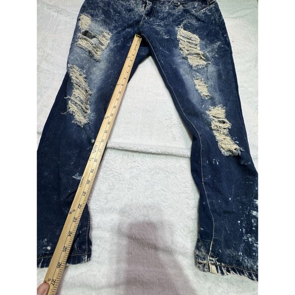Thrill Apparel Distressed Jeans Size 20 Women Stretch EMBROIDERED - Picture 5 of 13
